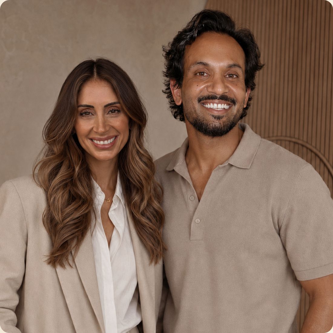 DAYLY founders Ananda and Shamir